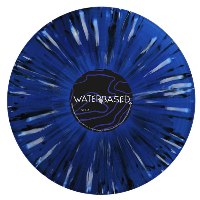 Waterbased - Silent Regions (album, blue transparent B/W splatter, limited)